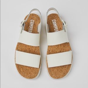 Camper Oruga sandals in white